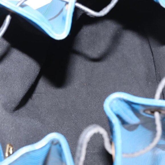 LOUIS VUITTON Epi Petit Noe Bag Bicolor Black Blue - Picture 10 of 16